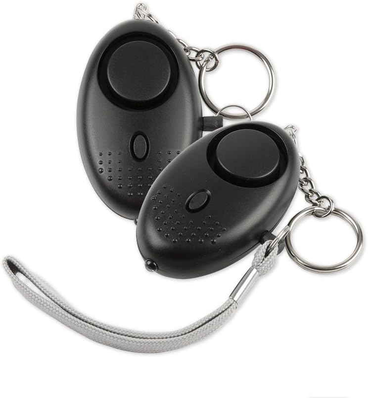 Personal Alarm, HNBYFS 120 dB Emergency Self-Defense Security Alarm with LED Flashlight, Portable Key Chain Safety Alarm for Women Girls Elderly Safety - Pack of 2 PCS
