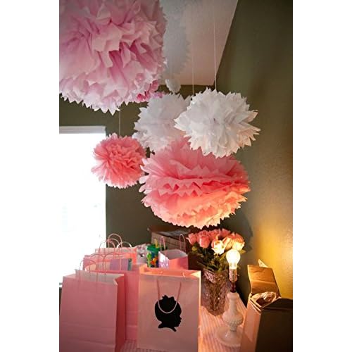 Decoration Mariage Papier De Soie Blanc Rose Papier De Soie