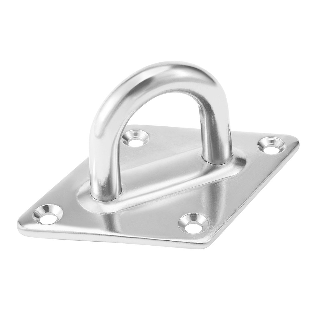 Sourcingmap 316 Stainless Steel 12mm Thick Ring Sail Shade Diamond Pad Eye Boat Rigging