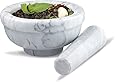 Sagler mortar and pestle set Marble Grey 3.75 inches diameter