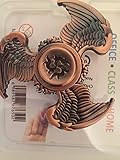 Fidget Spinner Metal, Alquar Eagle Eye Pure Copper Tri Hand Spinner, Customized Professional Spinner Bearing Quiet Smooth Spin, Luxury Metal GiftBox Set