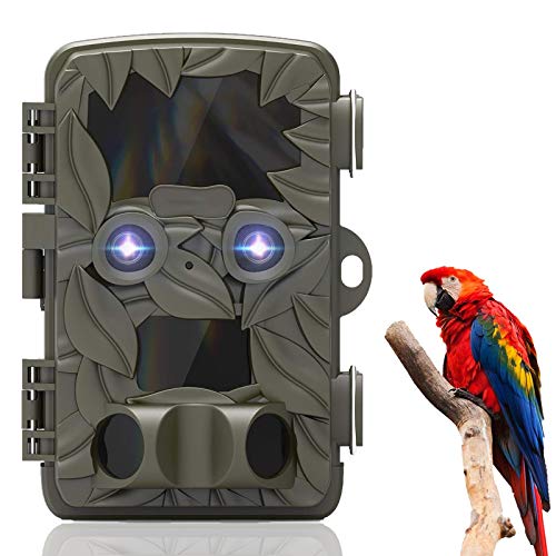 VOOPEAK Wildkamera 4K 20MP - Nachtsicht, Wasserdicht IP56, Bewegungsmelder