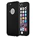 iPhone 6S Waterproof Case, Pandawell Slim Thin Light Dirt/Dust Proof Snowproof Shockproof Case Full Body Underwater Protective Cover for Apple iPhone 6 / iPhone 6S 4.7 inch - Black