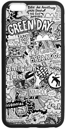 SKCASE Cover Case for iPhone 6 Plus 5.5 inch Green Day Punk Rock Band
