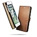 Spigen Wallet S iPhone 7 Plus Case with Foldable Cover and Kickstand Feature for iPhone 7 Plus 2016 - Brown