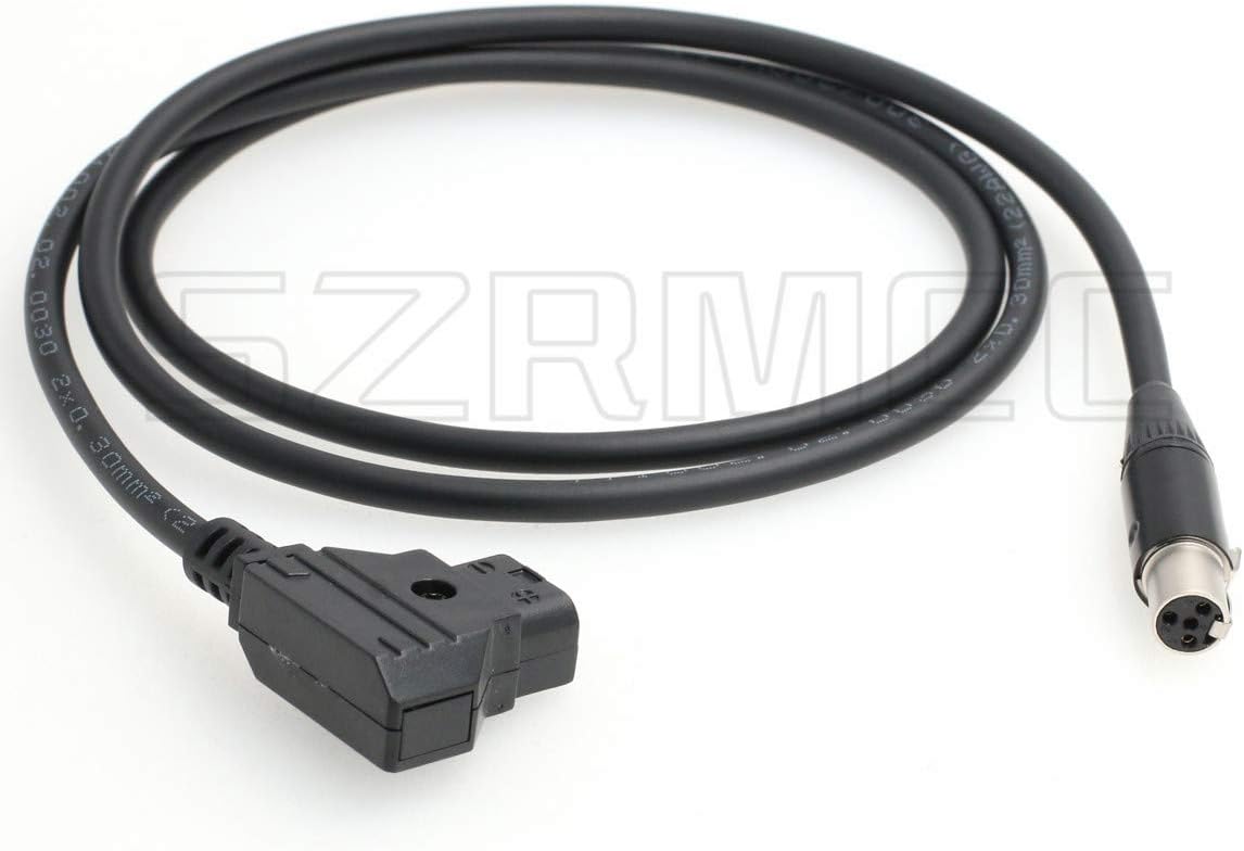 SZRMCC TVLogic VFM Monitor Alphatron EVF Power Cable D-tap 2 Pin Male to Mini XLR 4 Pin Female (Straight Cable) - Image 3