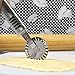 Pastry Ravioli Pizza Cutter by Topenca 9” Kitchen Gadget Features Dual Stainless Steel Wheels for Commercial-Grade Pasta Pie Crusts and Baking in Your Home Kitchen