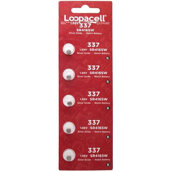 Amazon.com: LOOPACELL 379 Button Cell Silver Oxide Sr521sw