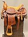 10″ Kids Youth Leather Western Miniature Pony Saddlethumb 1