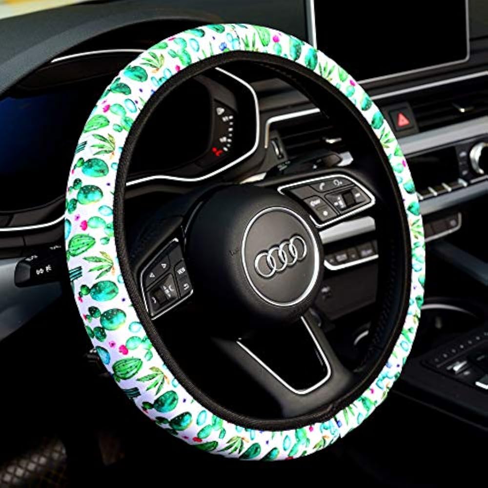 Labbyway Steering Wheel Cover For Women- Fashionable Neoprene, Anti
