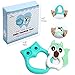 Baby Teething Toys Baby Teether Toys & Toothbrush with Soft Silicone BPA-Free Natural Organic Freezer Safe & Infants and Toddlers - 2 Pack