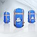 Forbidden Road Portable Single Sleep Bag 15 ℃ / 60 ℉ - Compression Bag Included (Blue, 15 ℃ / 60 ℉)