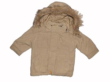 gap hooded faux fur jacket