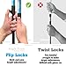 High Trek Hiking/Walking/Trekking Poles -2 Blue