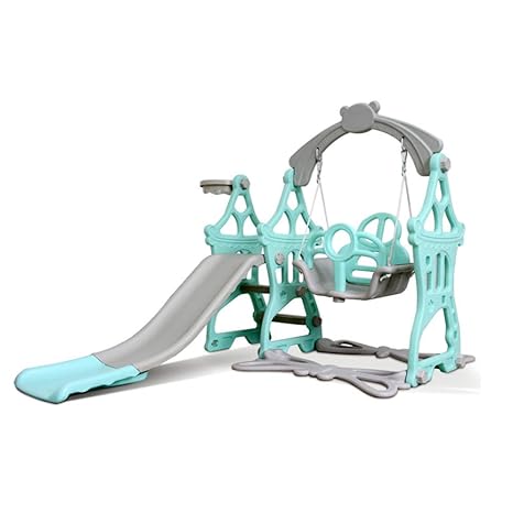 Qwertu Toddler Swings Set Swing Slide Tots Indoor Outdoor Infant