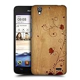 Head Case Designs Swirl Wood Art Protective Snap-on Hard Back Case Cover for Huawei Ascend G630