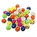 TRIXES Bicycle Spoke Beads Multicolour Bicycle Wheel Clip on Beads Bicycle Decoration Approx. 72 Pack