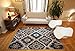 Generations New Contemporary Panel and Diamonds Modern Area Rug, 2' x 3', Beige/Navy/Coral/Blue/Grey