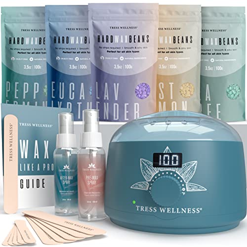 Tress Wellness Waxing Kit - Easy to use - Digital