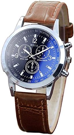 Absolute Cheap!!! But Looks Really Expensive Mens Dress Watch- Fashion Simple Analog Watch Dial Quartz Crocodile Faux Leather