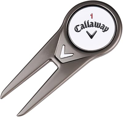 Callaway AC CG Divot Tool DBL GNMTL 23 Triple Track Pronged Pitch Mark Repair