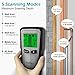 Frebw 5 in 1 Stud Detector TH430, Smart Stud Finder with HD LCD Display, Wall Scanner Detector for Metal Wood Wire and Cable Rebar, Precise Positioning