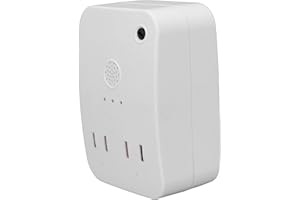 Fafeicy Sound Activated Switch with Outlets Adjustable Sensitivity Clap Detection On Off Switch for Home Appliances Lamps Fan