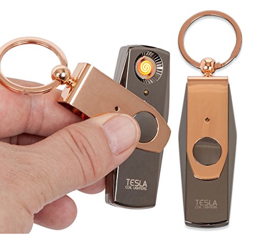 Tesla coil lighters™ usb rechargeable windproof coil …