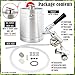 Mini Keg with Mini Keg Regulator and Beer Dispenser, 64 oz – Portable Keg Draft Beer Dispenser, Portable Beer Dispenser