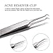 6-in-1 Blackhead Remover Kit Stainless Steel Bend Curved Blackhead Acne Clip Tweezers Blemish Pimple Comedone Extractor Tool