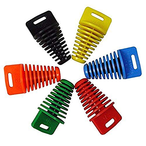 JCMOTO Muffler Tail Pipe Exhaust Silencer Wash Plug Bung For 2 and 4Stroke Motorcycle Dirt Bike 34-62mm (ORANGE) - Thumbnail 2