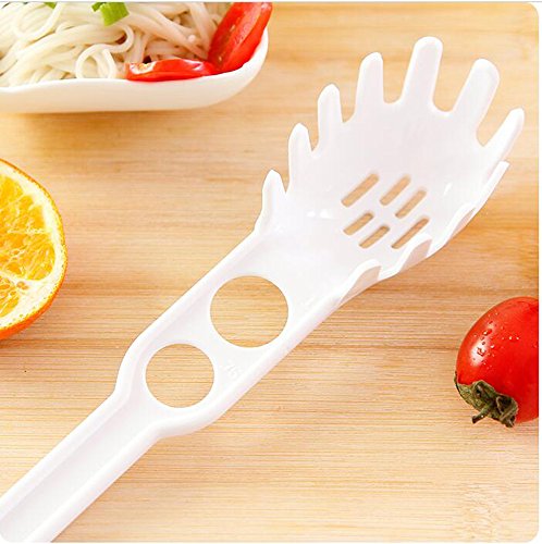Pasta Spoon Spaghetti Server -Pasta Fork Ladle with portion measurement