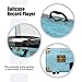 Record Player ,JOPOSTAR Suitcase Portable 3-Speed Turntable Player Built-in Speakers , BT ,Headphone Jack ,RCA Outputthumb 3