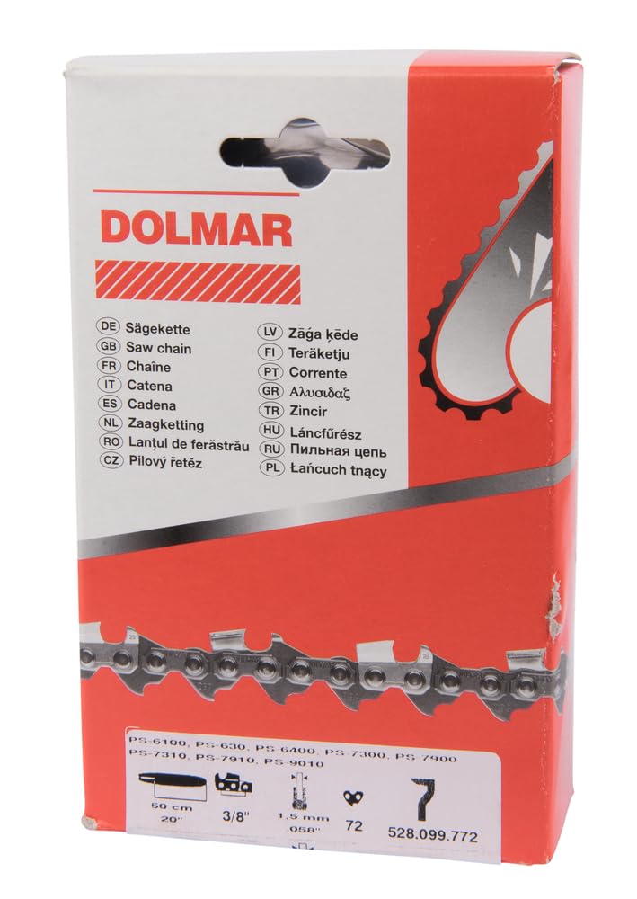 Makita 528099772 53 cm/21-Inch "72 D Links" Saw Chain - Multi-Colour