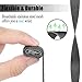 Valkit 2 Packs for Galaxy Watch 7 6 5 4 FE Band Pro Classic 43/47/45/40/44/42/46mm No Gap Elegant Casual Solid Stainless Steel Metal Wristbands Women Men for Samsung Galaxy Watch Active 2(Black+Black)