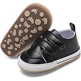 Clowora Baby Boys Girls Shoes Non-Slip Rubber Sole Sneakers Infant First Walking Toddler Crib Shoes Newborn Loafers Flats.