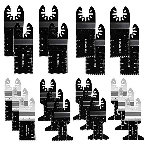 OcilatingBestgle 20Pcs Professional Wood Bimetal Universal