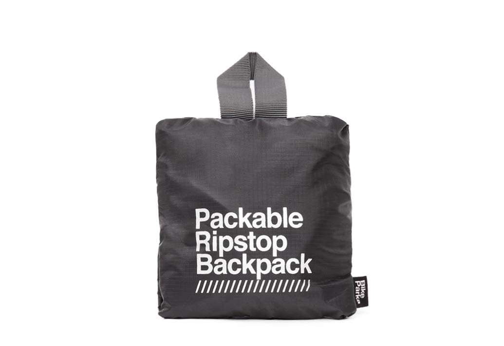 Packable Ripstop Backpack (Ink Black)