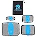 Chameleon PACKING CUBES for Travel -4 Piece Set Luggage Organizers with Shoe Bag (Ocean Blue)