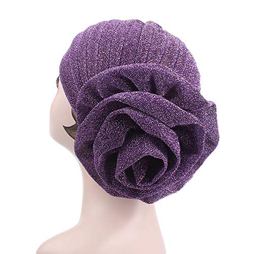 Chemo Hats Beanie Muslim Turban Headwear Headwraps for Women with Cancer Afterso - Thumbnail 2
