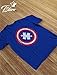 Autism Awareness Kids Shirt Puzzle Superhero Captain Autism Kids T-Shirt Medium Blue