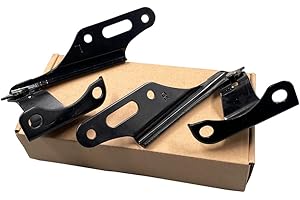 HUYILUN0104 1 Pair Left And Right Front Bonnet Hinge Hood Hinge Compatible with Honda Civic 2001 2002 2003 2004 2005