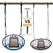 Trekassy 440lb Spider Web Chair Swing 35 Inch for Adults Kids with 2 Tree Hanging Straps and Adjustable Ropes