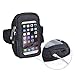 Avantree iPhone 8 / 7 / 6 / 6S Sports Running Armband with Key Holder / Card Pouch, Fits for 4.7 inches Samsung Galaxy Huawei or below Mobile Phones - Ninja