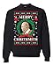 Merry Chrithmith Mike Tyson Ugly Christmas Sweater Unisex Crewneck Sweatshirt