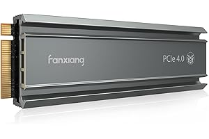 fanxiang S660 NVMe SSD 500GB M.2 2280 PCIe Gen4 with Heatsink, Up to 4800MB/s, Internal Solid State Drive for PS5, SLC Cache
