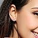 Stainless Steel Round Clear Cubic Zirconia CZ Stud Earring 6 Pair Set 3-8mm … (Silver)