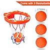 ENTHUR-Bath-Toy-Fun-Basketball-Hoop-Balls-Set-for-Boys-and-Girls-Kid-Toddler-Bath-Toys-Gift-Set-3-Balls-Included ENTHUR Bath Toy Fun Basketball Hoop & Balls Set for Boys and Girls Kid & Toddler Bath Toys Gift Set 3 Balls Included