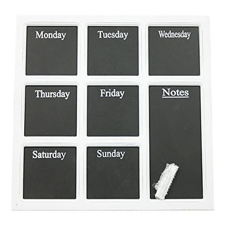 Mm Exclusiv Pizarra Planificador Semanal Cuaderno Y Pizarra De