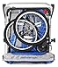 Schwinn Trailblazer Double Bicycle Trailer, Blue/Gray